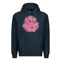 Navy lotus patches Premium Hoodie - AdoDesignShop