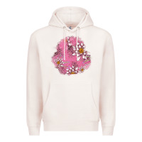 Pale Pink lotus patches Premium Hoodie - AdoDesignShop
