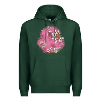 Sports Green lotus patches Premium Hoodie - AdoDesignShop