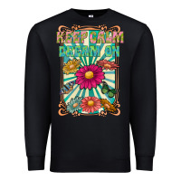 Black keep calm dream on Premium Sweatshirt - CowhideDigitalArt