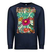Navy keep calm dream on Premium Sweatshirt - CowhideDigitalArt