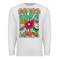 Oatmeal Heather keep calm dream on Premium Sweatshirt - CowhideDigitalArt
