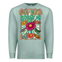 Seafoam keep calm dream on Premium Sweatshirt - CowhideDigitalArt