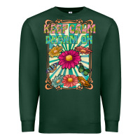 Sports Green keep calm dream on Premium Sweatshirt - CowhideDigitalArt