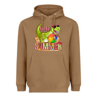 Toasted Coconut hello summer rex Heavyweight Hoodie - texasbilliewilder