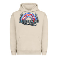 Pigment French Oak American rainbow Urban Hoodie - NancyCooperArtShop
