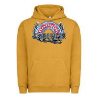 Pigment Peanut Butter American rainbow Urban Hoodie - NancyCooperArtShop