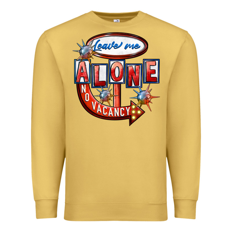 Leave Me Alone Anti Valentines Day Premium Sweatshirt by FaDigitalArtStudio | Teevron