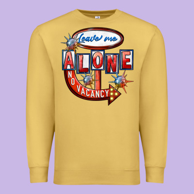 Leave Me Alone Anti Valentines Day Premium Sweatshirt Designed By Fadigitalartstudio
