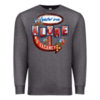 Charcoal Heather leave me alone anti valentines day Premium Sweatshirt - FaDigitalArtStudio
