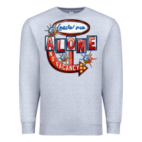 Heather Grey leave me alone anti valentines day Premium Sweatshirt - FaDigitalArtStudio