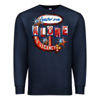 Navy leave me alone anti valentines day Premium Sweatshirt - FaDigitalArtStudio
