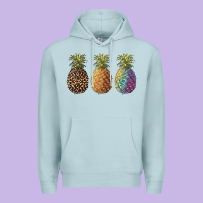 Pineapples Leopard Tie Dye Summer Premium Hoodie Designed By Artiststas