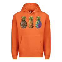 Carrot pineapples leopard tie dye summer Premium Hoodie - Artiststas