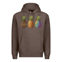 Coffee pineapples leopard tie dye summer Premium Hoodie - Artiststas