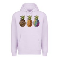 Lilac pineapples leopard tie dye summer Premium Hoodie - Artiststas
