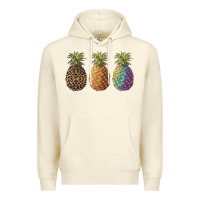 Sandshell pineapples leopard tie dye summer Premium Hoodie - Artiststas
