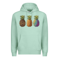 Seafoam pineapples leopard tie dye summer Premium Hoodie - Artiststas