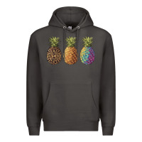 Smoke pineapples leopard tie dye summer Premium Hoodie - Artiststas