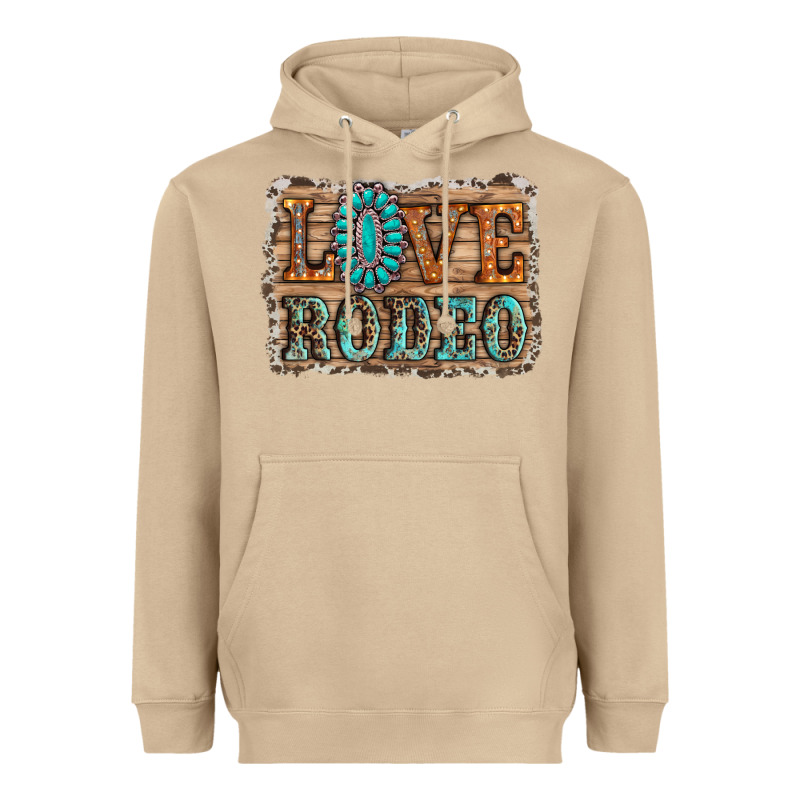 Love Rodeo Gemstone Heavyweight Hoodie by RanaPortraitStore | Teevron