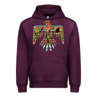 Mauve Wine desert thunderbird Urban Hoodie - BarkalooDesign