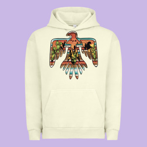 Desert Thunderbird Urban Hoodie Designed By Barkaloodesign
