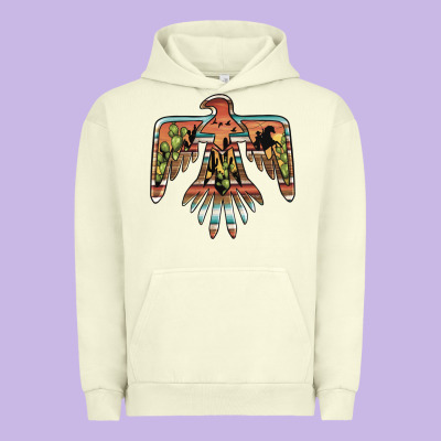 Desert Thunderbird Urban Hoodie Designed By Barkaloodesign