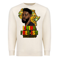 Sandshell juneteenth living freeish since 1865 Premium Sweatshirt - HRA Design Shop