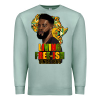 Seafoam juneteenth living freeish since 1865 Premium Sweatshirt - HRA Design Shop