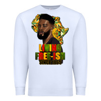 White juneteenth living freeish since 1865 Premium Sweatshirt - HRA Design Shop