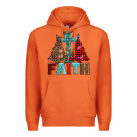 Carrot cross and christmas trees Premium Hoodie - AdoDesignShop