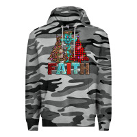Slate Camo cross and christmas trees Premium Hoodie - AdoDesignShop