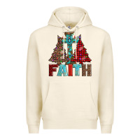 Tofu cross and christmas trees Premium Hoodie - AdoDesignShop