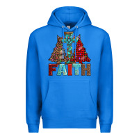 True Royal cross and christmas trees Premium Hoodie - AdoDesignShop