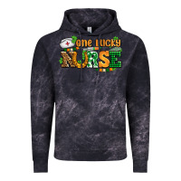Cloud Black one lucky nurse Vintage Hoodie - AdoDesignShop