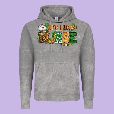 One Lucky Nurse Vintage Hoodie Designed By Adodesignshop