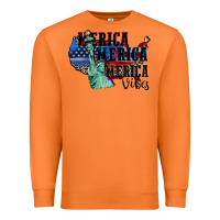 Carrot Merica Merica Merica vibes 4th of july Premium Sweatshirt - CowGirlArtShop