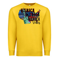 Lemon Merica Merica Merica vibes 4th of july Premium Sweatshirt - CowGirlArtShop