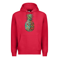 Cardinal pineapple leopar turquoise serape summer Premium Hoodie - Artiststas