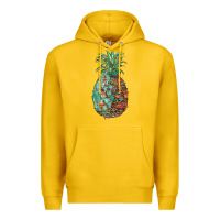 Lemon pineapple leopar turquoise serape summer Premium Hoodie - Artiststas
