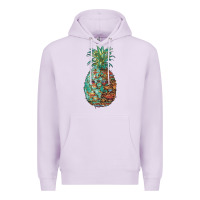 Lilac pineapple leopar turquoise serape summer Premium Hoodie - Artiststas