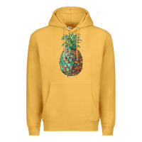 Mustard pineapple leopar turquoise serape summer Premium Hoodie - Artiststas