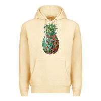 Pina Colada pineapple leopar turquoise serape summer Premium Hoodie - Artiststas