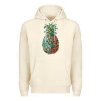 Sandshell pineapple leopar turquoise serape summer Premium Hoodie - Artiststas