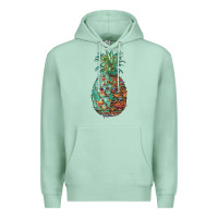 Seafoam pineapple leopar turquoise serape summer Premium Hoodie - Artiststas