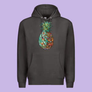 Pineapple Leopar Turquoise Serape Summer Premium Hoodie Designed By Artiststas