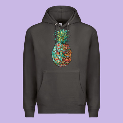 Pineapple Leopar Turquoise Serape Summer Premium Hoodie Designed By Artiststas