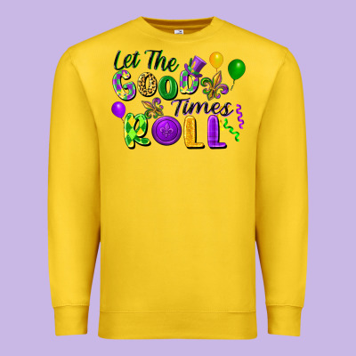 Let The Good Times Roll Premium Sweatshirt Designed By Fadigitalartstudio