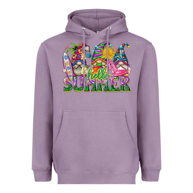Hello Summer Gnome Heavyweight Hoodie by texasbilliewilder | Teevron