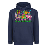Navy hello summer gnome Heavyweight Hoodie - texasbilliewilder